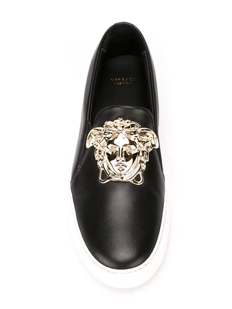 versace sneakers slip on|Versace ladies sneakers.